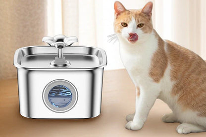 HEYBO Automatic Dog Dispenser Water Bowl Multiple Pets Water Fountain